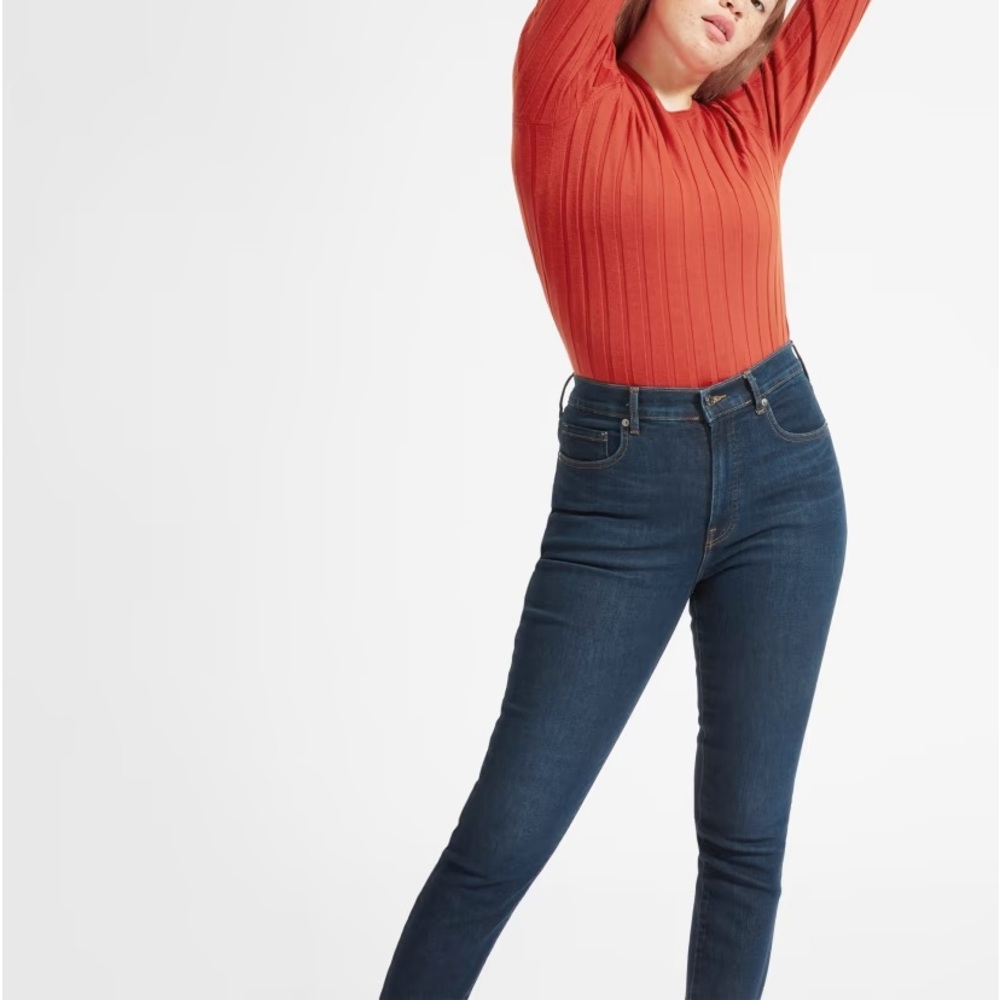 Everlane Authentic Stretch High-Rise Skinny Jeans